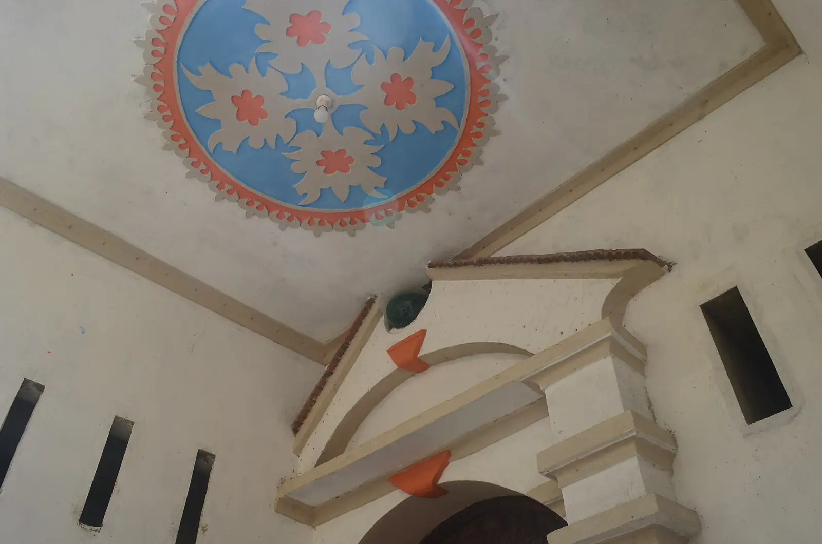 Case decorate nella città vecchia di Lamu