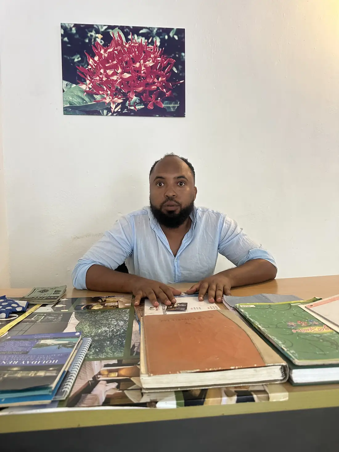 Beka nel suo ufficio a Watamu